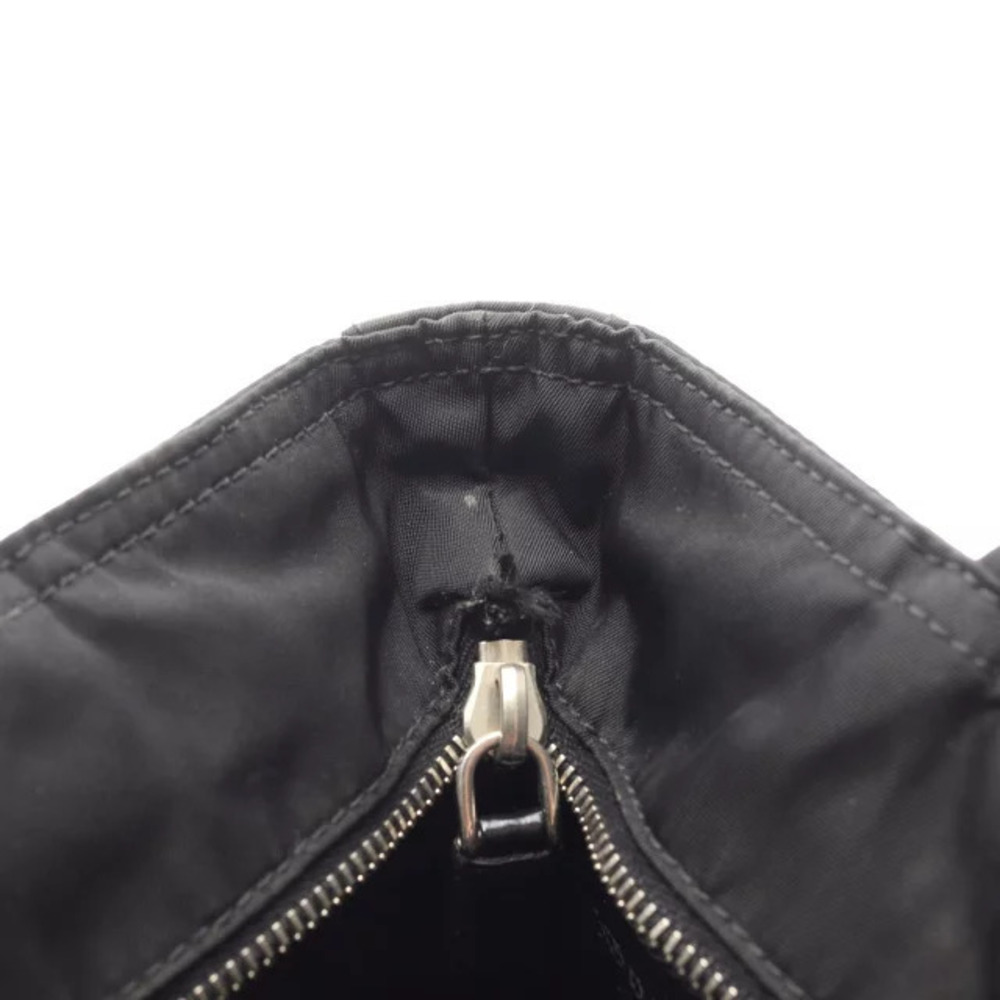 Prada Shoulder Bag TESSUTO Leather Black EASY - Picture 6 of 8